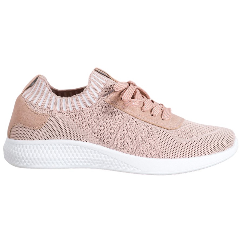 SHELOVET Zapatos deportivos en polvo rosado