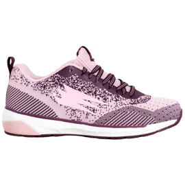 DFY Zapatos deportivos multicolor rosa