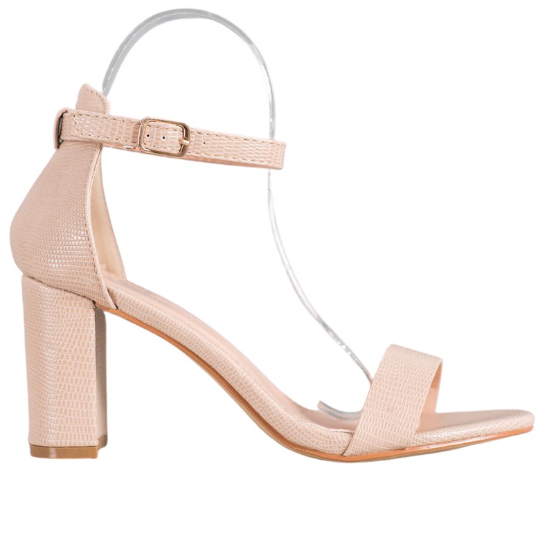 Small Swan Sandalias de tacón con estilo marrón Small Swan Sandalias de tacón con estilo marrón