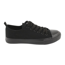 American Club Zapatillas de deporte para mujeres empatadas lh17/22 negras negro