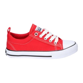 American Club Zapatillas American LH23 atadas en rojo ['rojo']