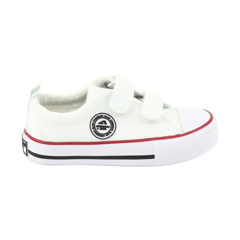 American Club Zapatillas de deporte blancas American LH41 con velcro blanco