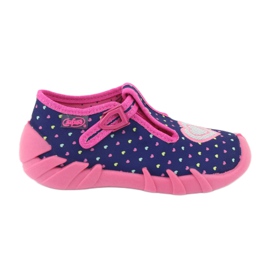 Calzado infantil befado 110P362 azul marino rosado