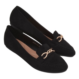 Mocasines negros de mujer 2S2018-157 Negro