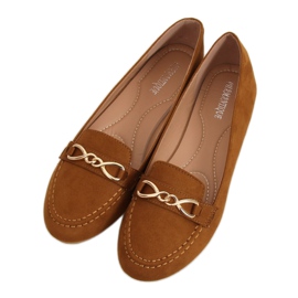 Mocasines para mujer camel 2S2018-157 Camel marrón