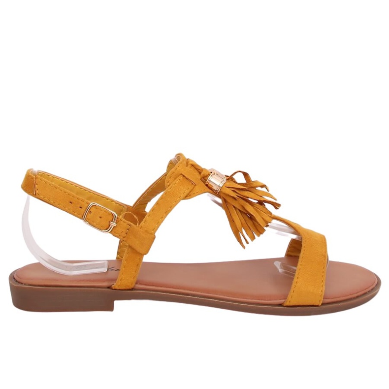 Sandalias mujer miel 222-30 Amarillo