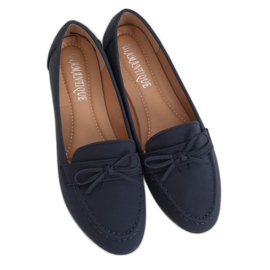 Mocasines de mujer azul marino 98-30 DK.BLUE