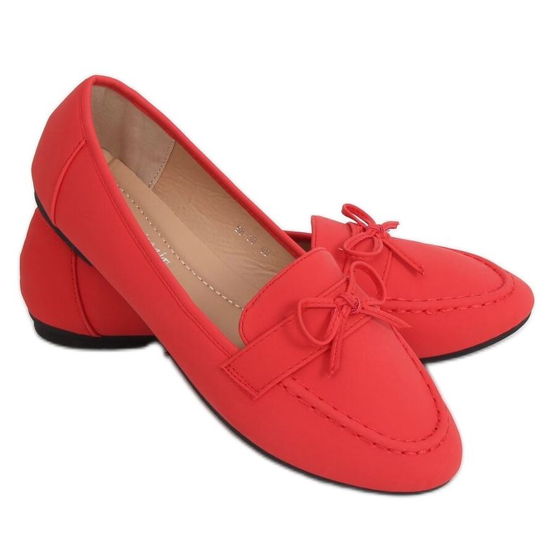 Mocasines de mujer rojo 98-30 Rojo Mocasines de mujer rojo 98-30 Rojo