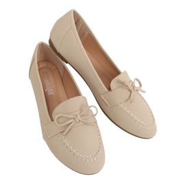 Mocasines de mujer beige 98-30 Beige