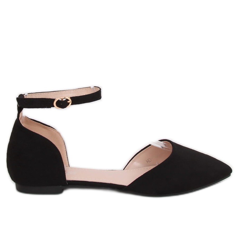 Negro HD-100 Bailarinas de corte negro