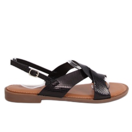 Sandalias de mujer negras 222-31 Negra negro