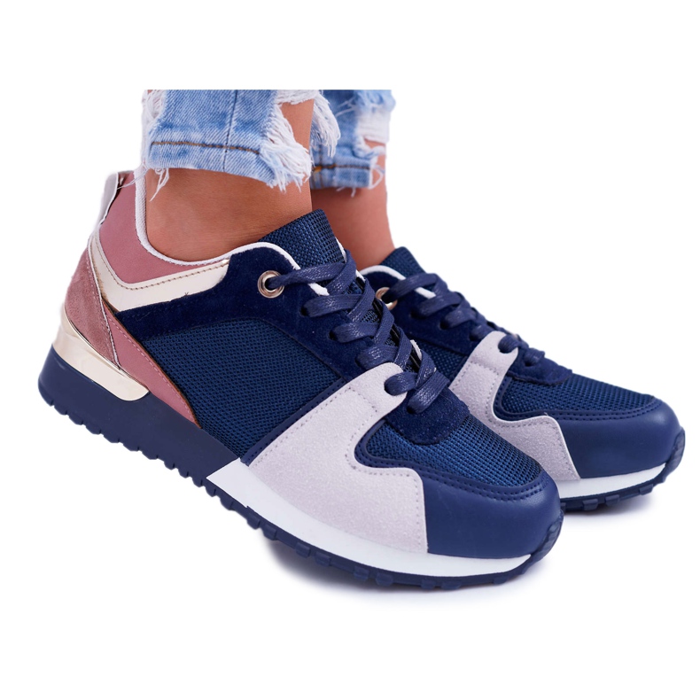 FRJ Zapatillas Deportivas Mujer Azul Marino Merido