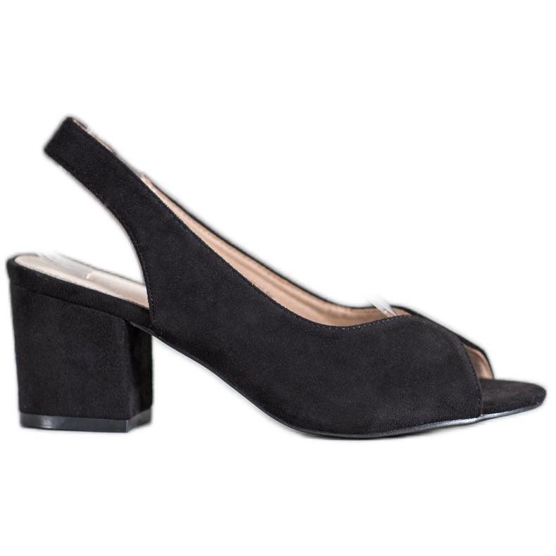 Filippo Sandalias casual de tacón alto negro