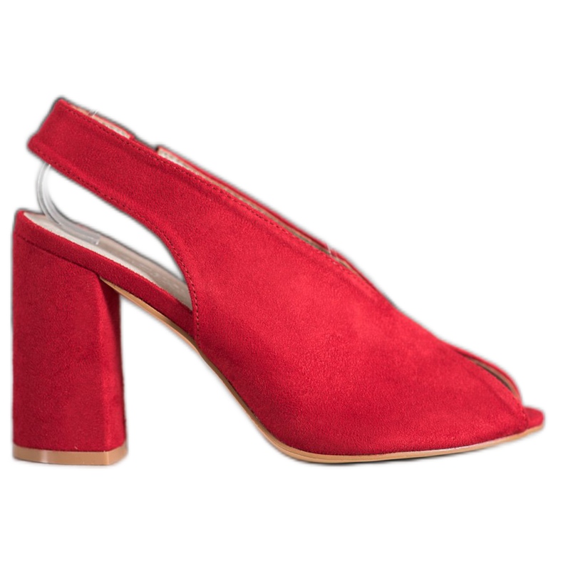 Filippo Sandalias sin cordones en una barra rojo Filippo Sandalias sin cordones en una barra rojo