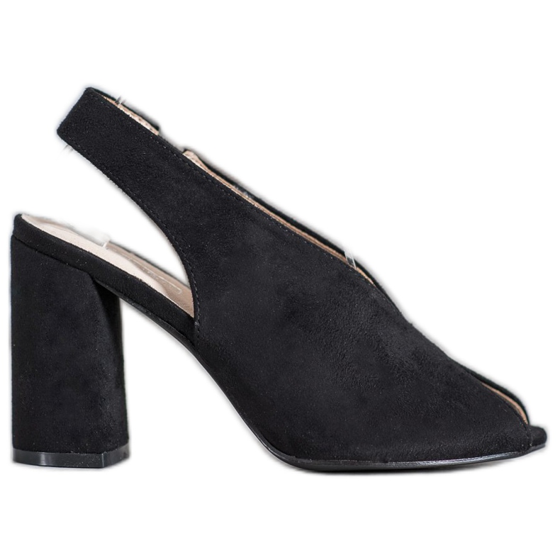 Filippo Sandalias sin cordones en una barra negro Filippo Sandalias sin cordones en una barra negro