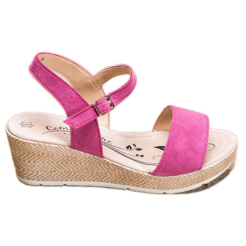 Filippo Sandalias de cuero casual rosado