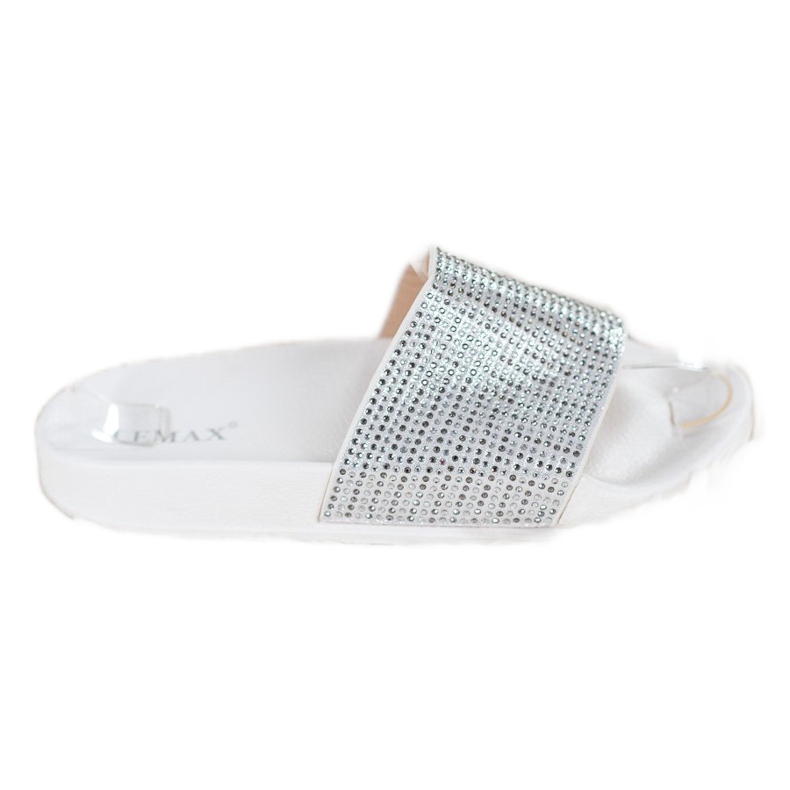 Lemax Pantuflas Blancas Con Circonita blanco Lemax Pantuflas Blancas Con Circonita blanco