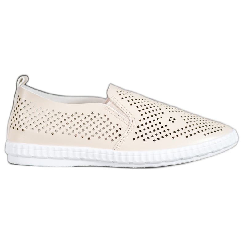 GOLL Slipons beige calados