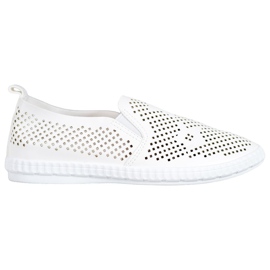 GOLL Slipons blancos calados
