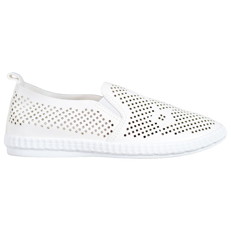 GOLL Slipons blancos calados
