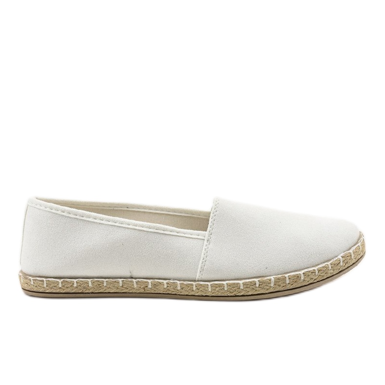 Alpargatas plateadas sin cordones D1K-19 gris