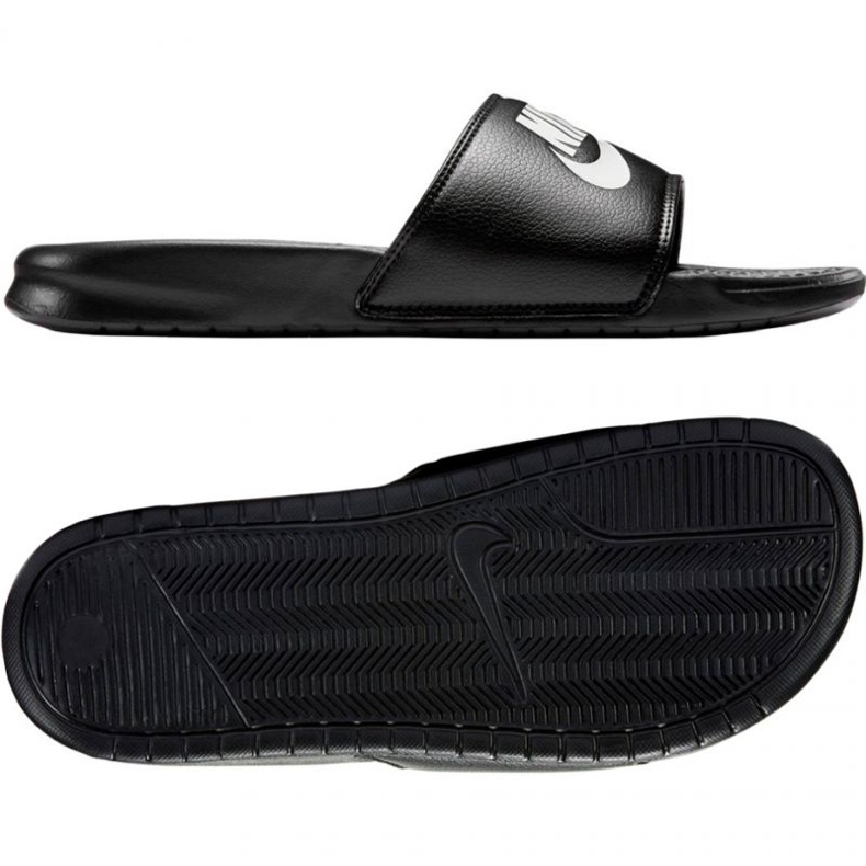 Nike Benassi JDI 343880 090 Flip Black -Flops negro