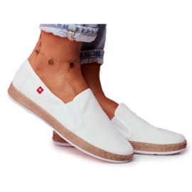 Alpargatas de mujer Big Star Slip-on Blancas FF276038 blanco
