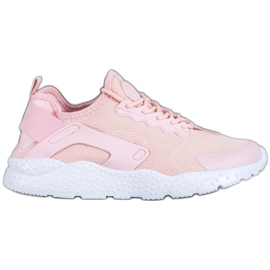SHELOVET Zapatillas rosadas de textil rosado