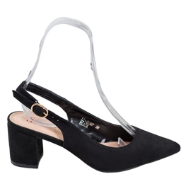 Seastar Zapatos de tacón con tacón descubierto negro Seastar Zapatos de tacón con tacón descubierto negro