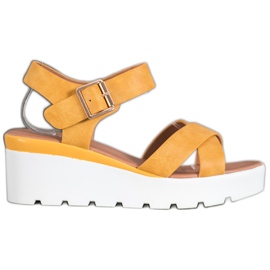 Weide Sandalias de moda amarillo Weide Sandalias de moda amarillo