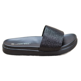SHELOVET Pantuflas Negras Clásicas negro