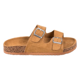 Evento Zapatillas Casual Con Hebilla marrón
