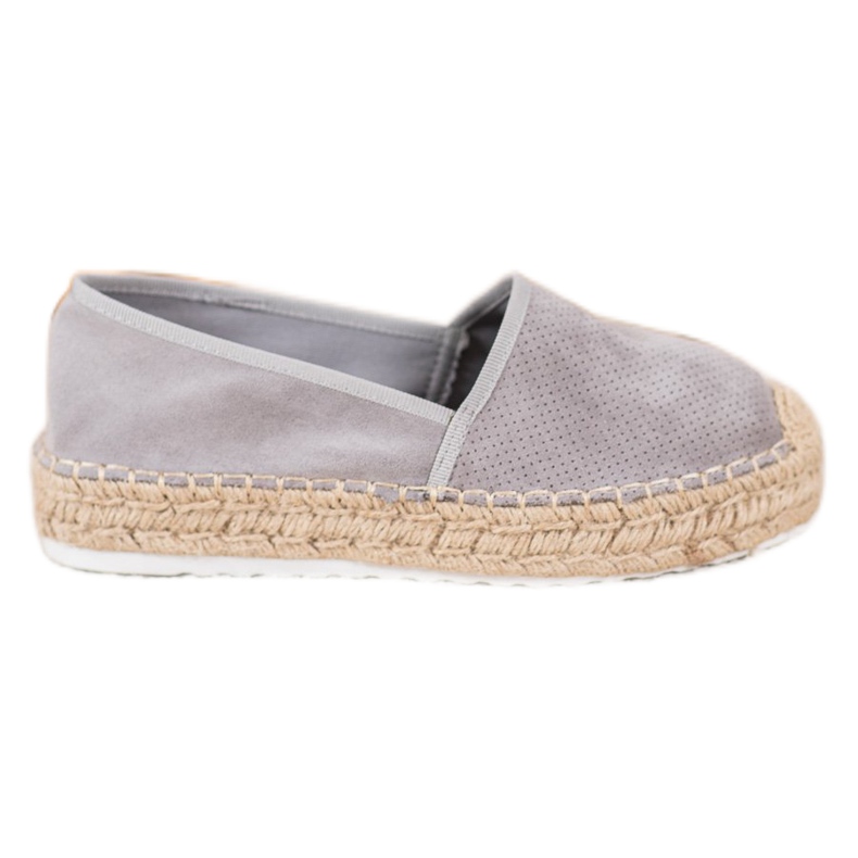 Seastar Alpargatas Caladas Con Ante gris