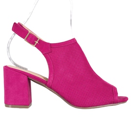 SHELOVET Sandalias Cerradas Clásicas rosa