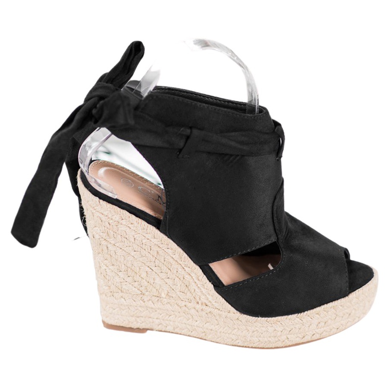 Cm Paris Sandalias de cuña incorporadas negro