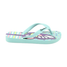 Chanclas mariposa Ipanema Temas KIDS 82773 púrpura verde