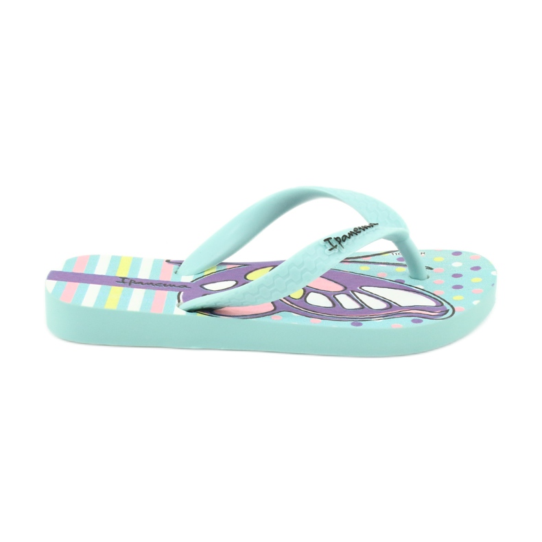 Chanclas mariposa Ipanema Temas KIDS 82773 violeta verde