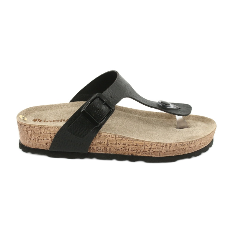 Pantuflas profilácticas para mujer Inblu NM020 negras negro Pantuflas profilácticas para mujer Inblu NM020 negras negro