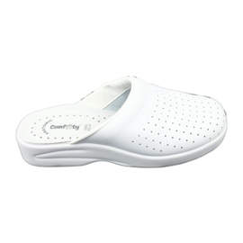 Pantuflas médicas blancas Comfooty Alessio blanco