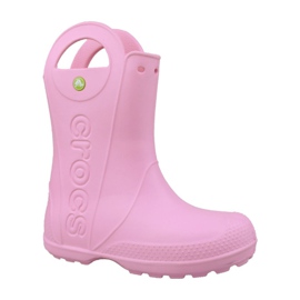 Bota de lluvia Wellingtons Crocs Handle It para niños Jr 12803-6I2 rosa Bota de lluvia Wellingtons Crocs Handle It para niños Jr 12803-6I2 rosa