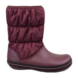 Bota de invierno Crocs Puff W 14614-607 rojo multicolor