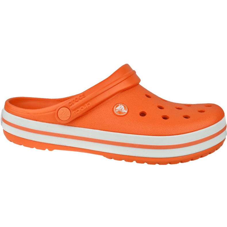 Zapatos Crocs Crocband 11016-846 blanco naranja Zapatos Crocs Crocband 11016-846 blanco naranja