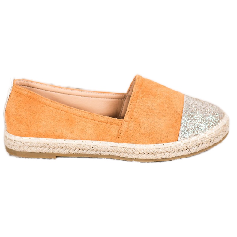Seastar Alpargatas Con Brillo naranja amarillo
