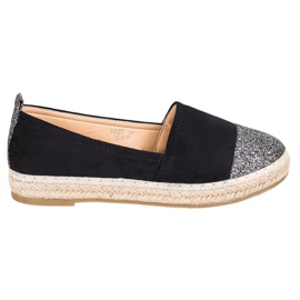 Seastar Alpargatas Con Brillo negro