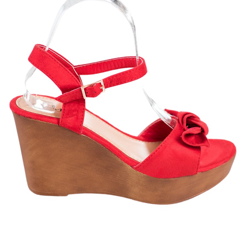 Cm Paris Sandalias con lazo rojo