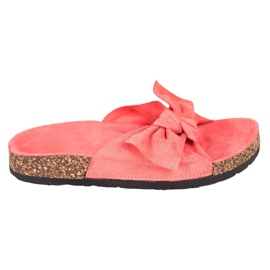 SHELOVET Zapatillas de ante en la plataforma rosado