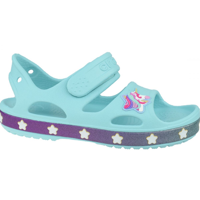 Crocs Fun Lab Unicorn Charm Sandalia K 206366-4O9 azul