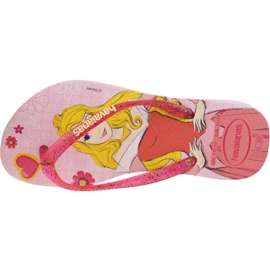 Pantuflas Havaianas Jr 4123328-7818 rosado