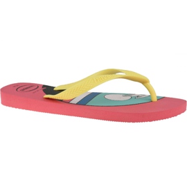 Chanclas Havaianas Top Vibes 4144520-7600 rosa amarillo