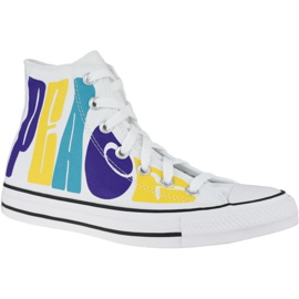 Zapatillas Converse Chuck Taylor All Star Hi Peace W 167892C blanco